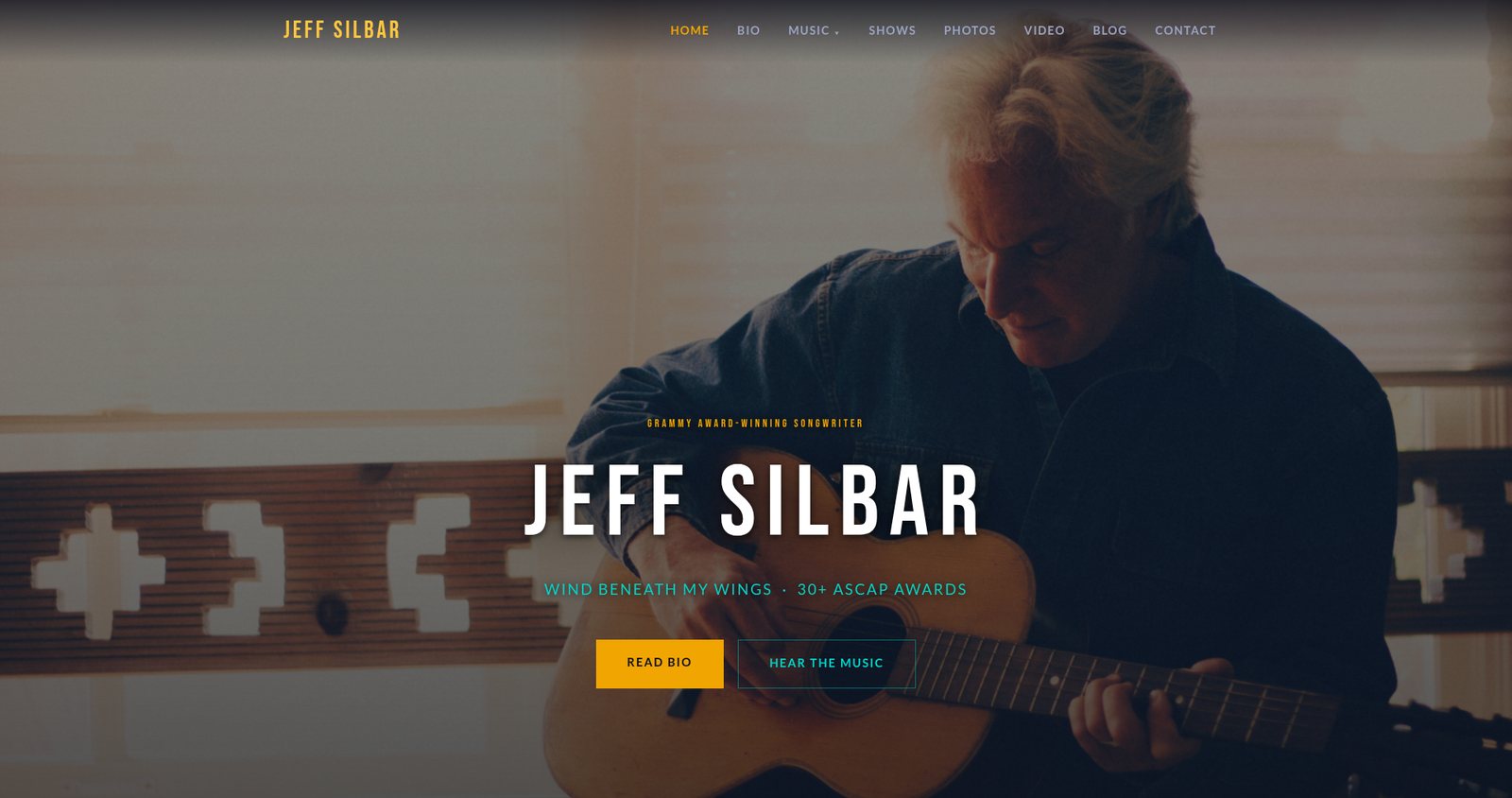 Jeff Silbar website homepage